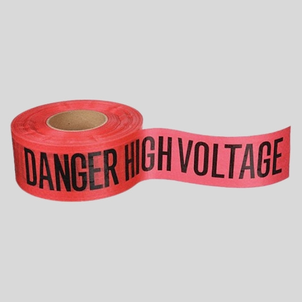Danger High Voltage Barricade Tape