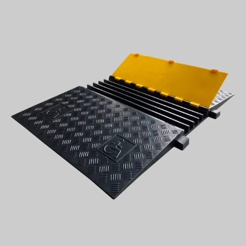 JW-CP-004A 5-Channel Rubber ADA Cable Ramps