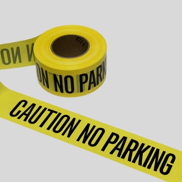 No Parking Barricade Tape