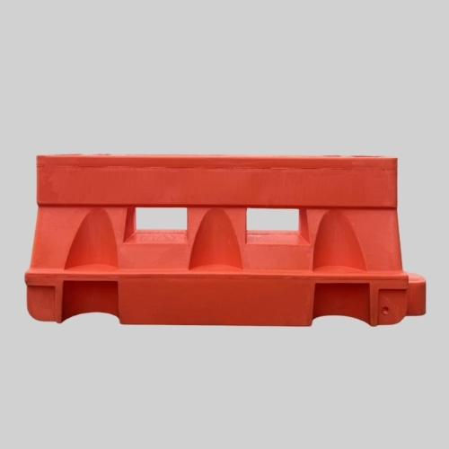 Orange Plastic Water Filled Barrier