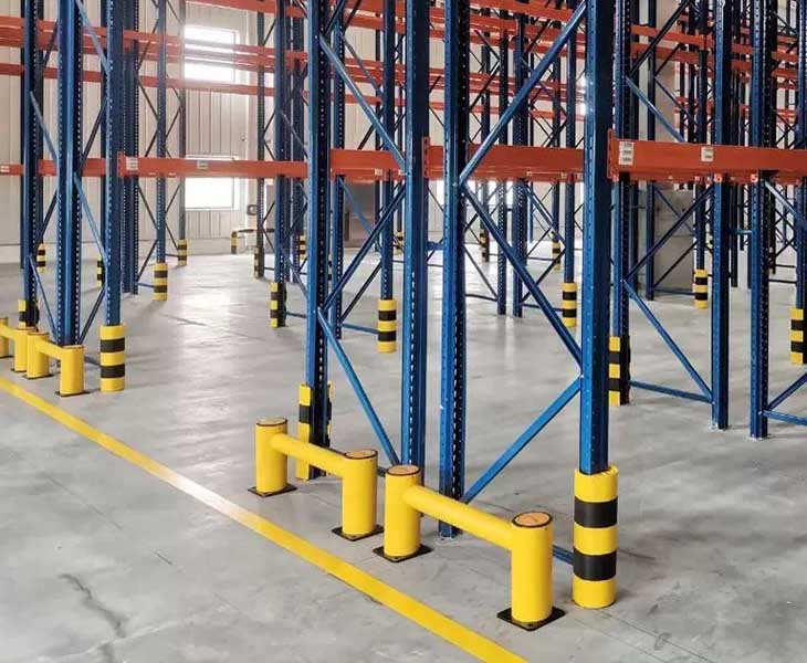 واقيات أعمدة رفوف المنصات