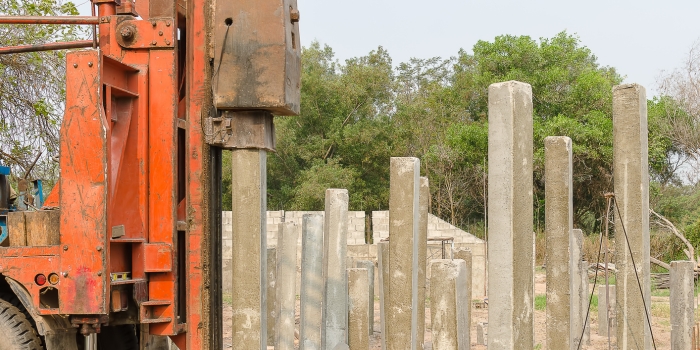 Забивка свай