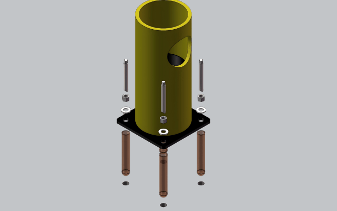 تركيب واقي أمان الرفوف - المرساة