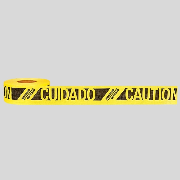 Reinforced Caution Barricade Tape