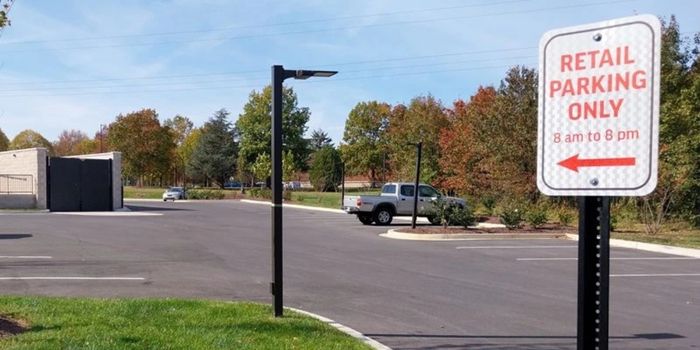 Retail Parking Only Sign