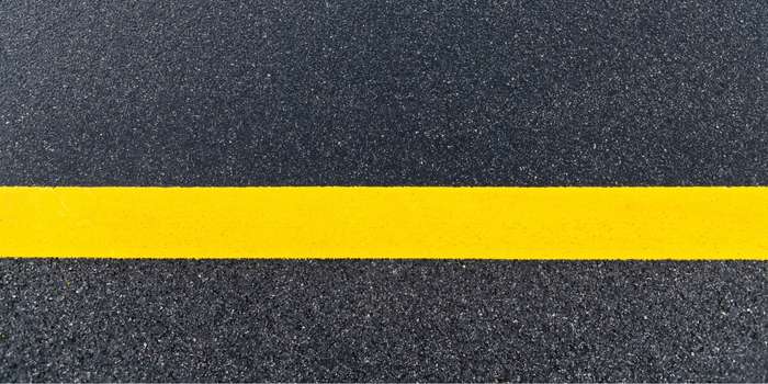 Single Solid Yellow Line