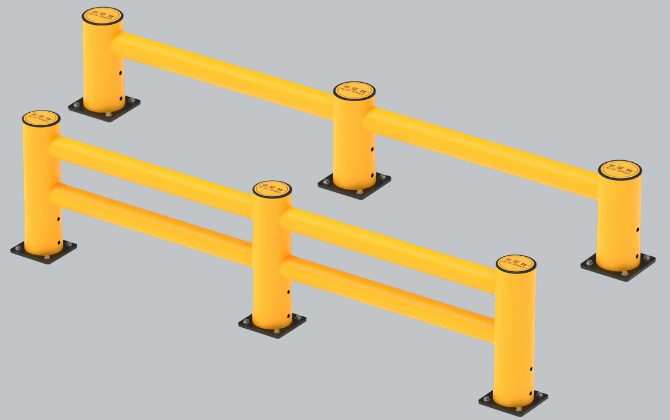 واقي أمان للرفوف من قسمين