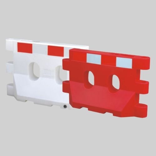 Water Filled Barrier with Reflective Tape