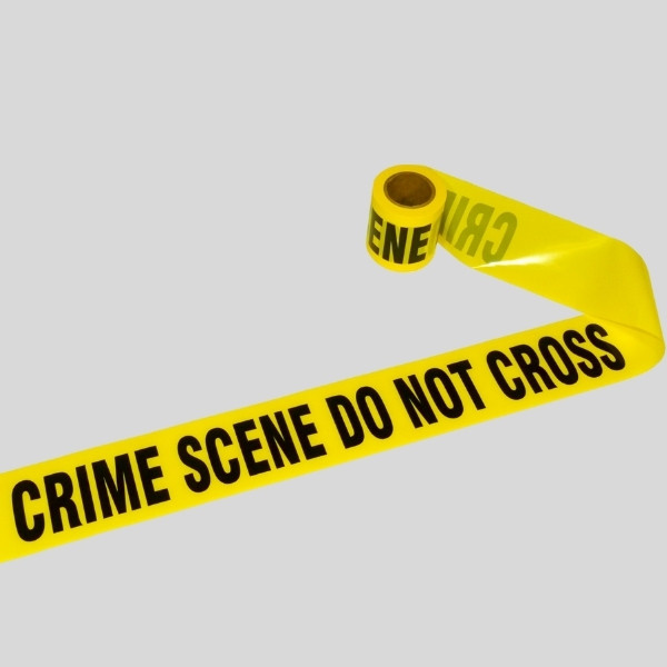 Yellow Crime Scene Do Not Cross Tape