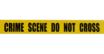 barricade tape crime scene do not cross