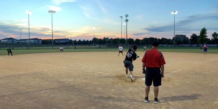 Softballfeld für Männer