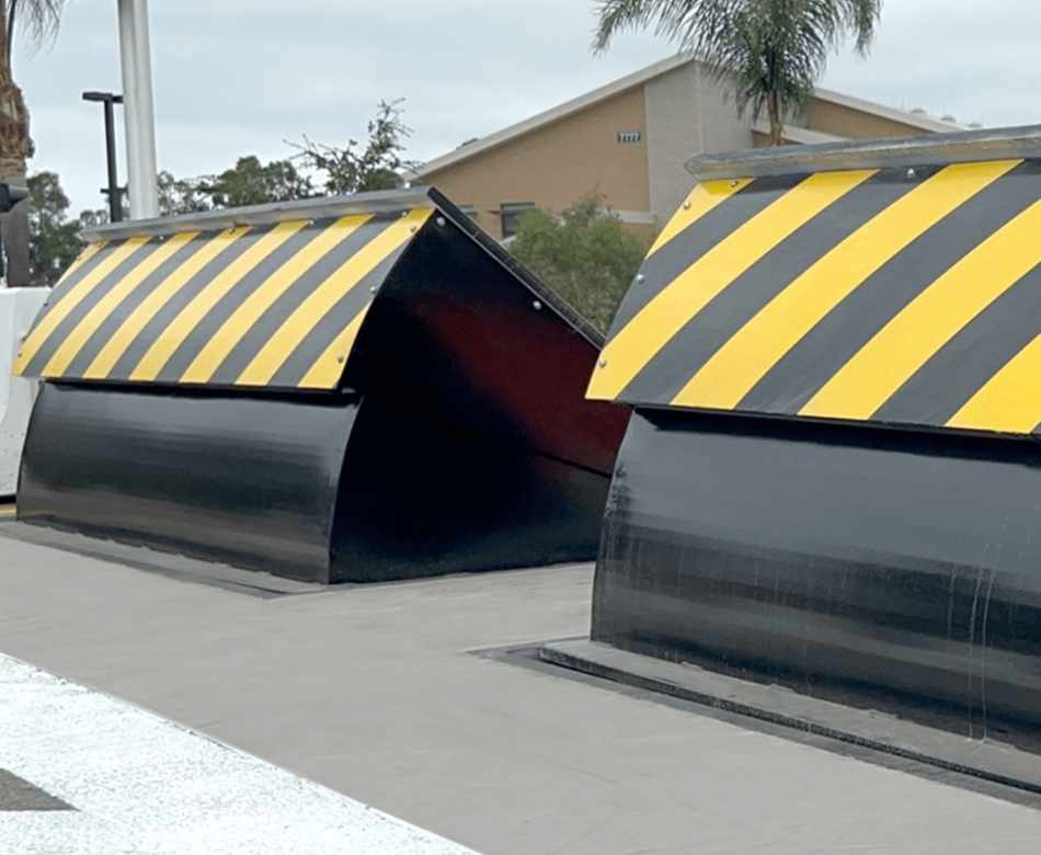 Crash-Rated Wedge Barriers