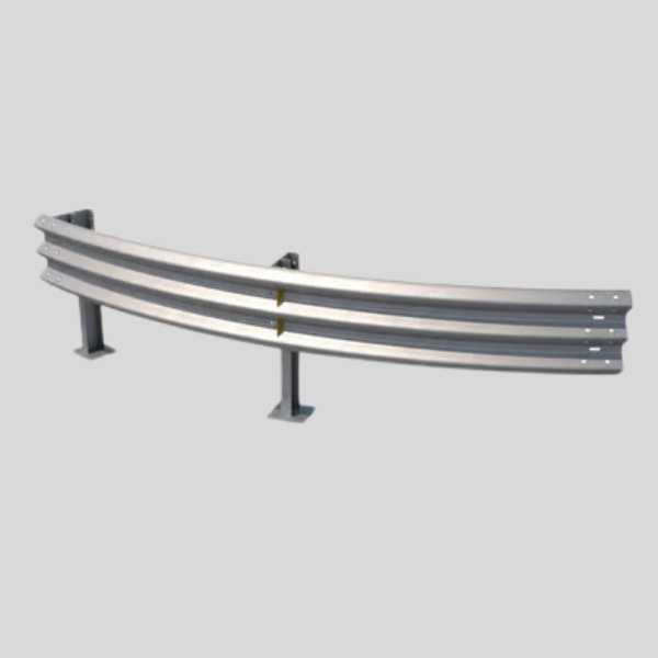 Curved Beam Crash Barrier