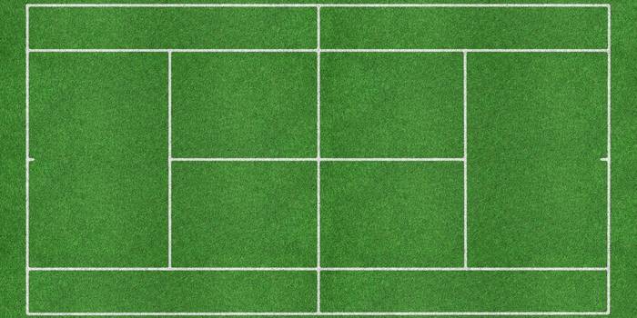 Abmessungen eines Tennisplatzes