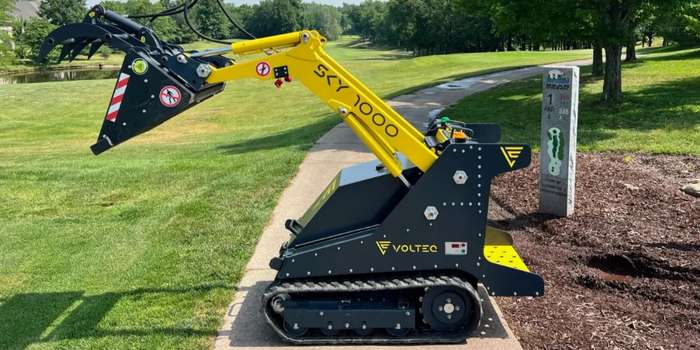 Mini chargeuse compacte électrique