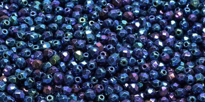 Perles polies au feu