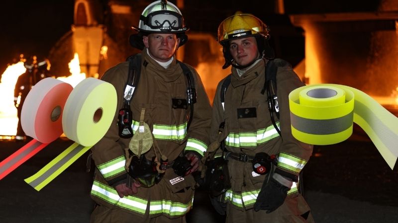 Fire Retardant Reflective Tape for Firefighter uniforms