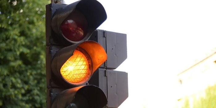 Flashing Yellow Light