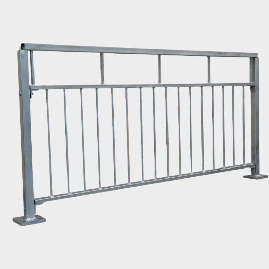 Galvanized Metal Pedestrian Guardrail