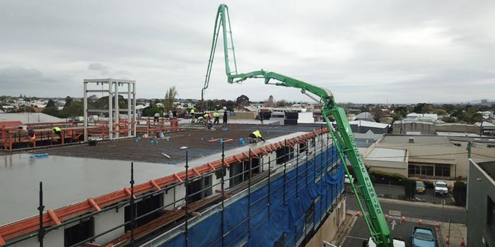 Перекачка бетона на высотные здания