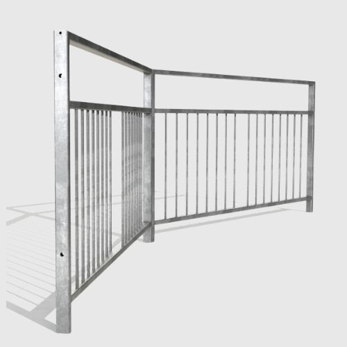 High Visibility Pedestrian Guardrail