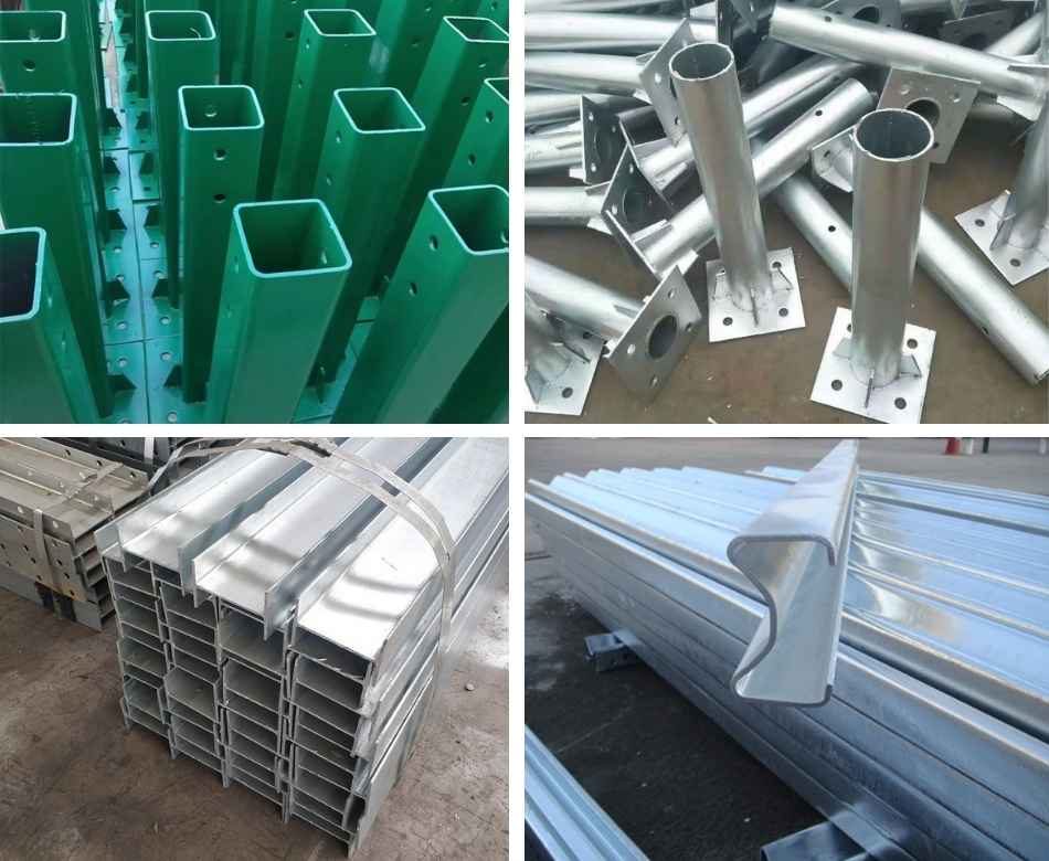 Highway Guardrail Posts