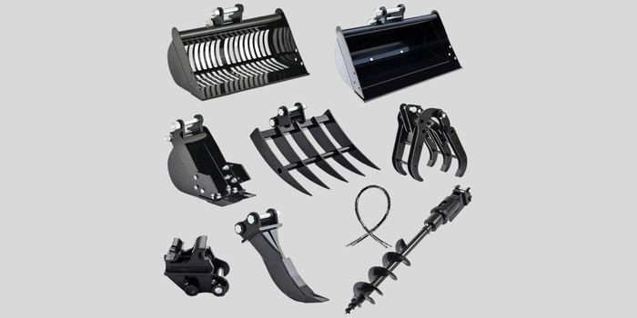 Навесное оборудование для мини-экскаваторов