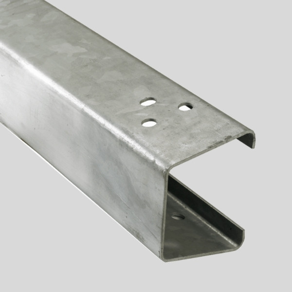 Open Box Beam Crash Barrier