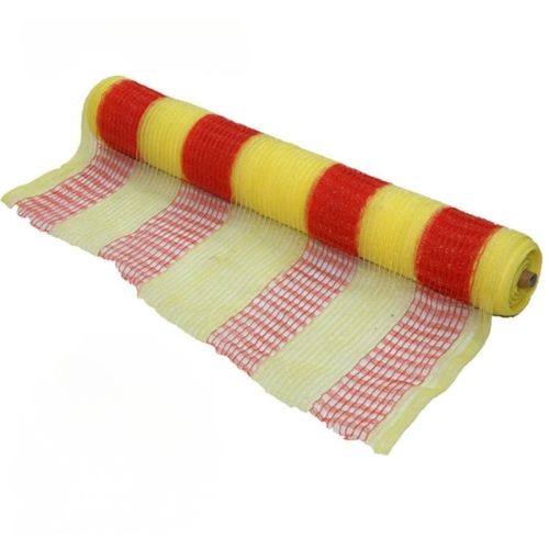 Orange and Yellow Mesh Barrier