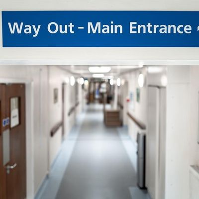 Out Sign for Hospital