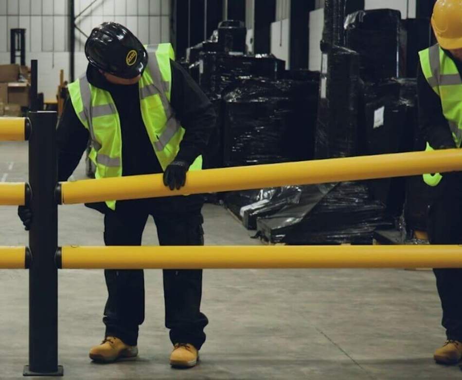 Pedestrian Guardrail Installation