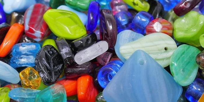 perle de verre pressé