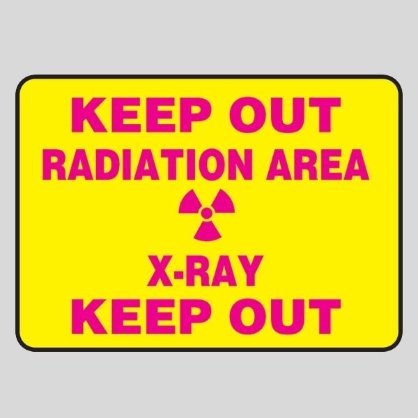 Radiation Area Keep Out Sign