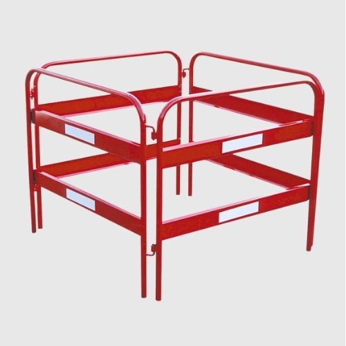 Red Manhole Cover Guard