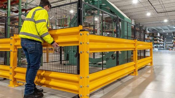 Safety Guard Rails for Warehouse