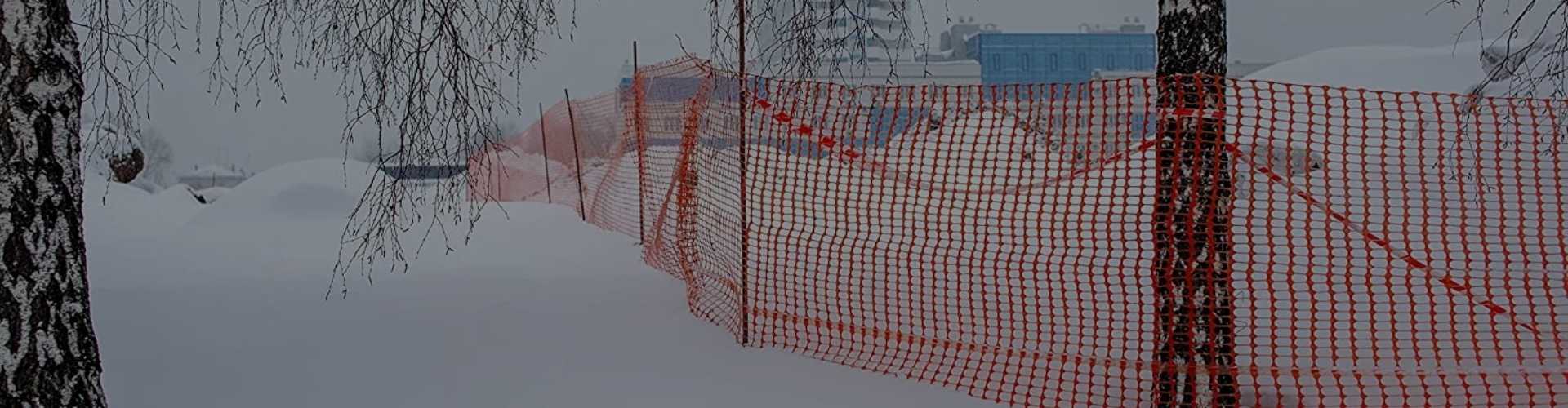 Snow Fence Banner