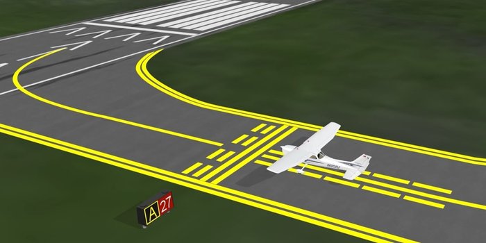 Taxiway in Airport