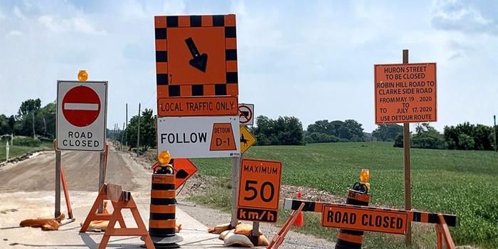 Временные дорожные знаки