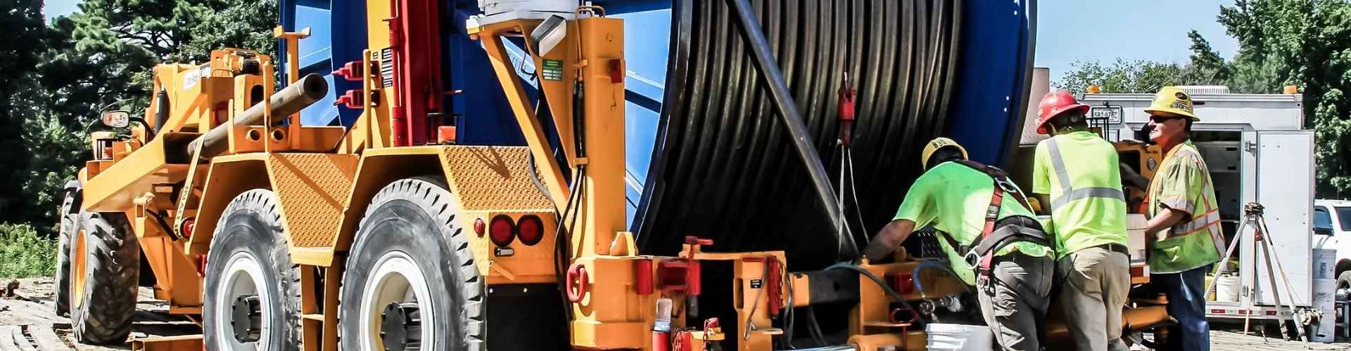 Прокладка подземного кабеля