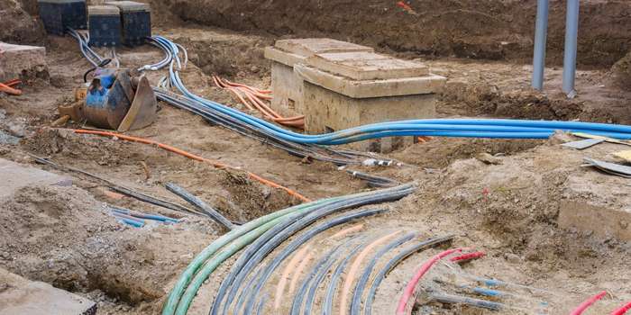 الكابلات تحت الأرض