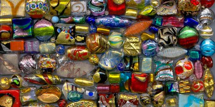 Perles de verre vénitiennes