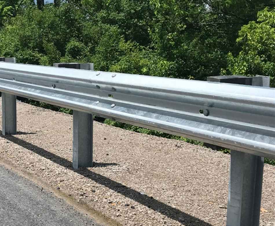 W-beam Metal Crash Barriers