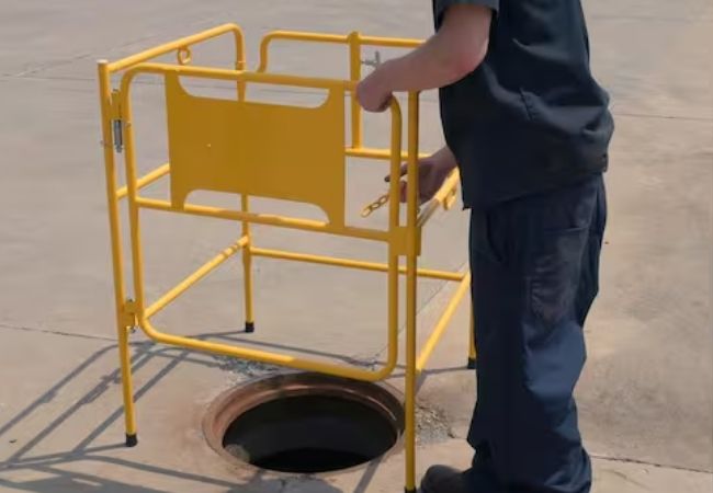 guard barrier for manhole