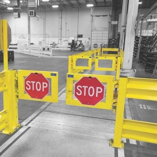 warehouse guardrail gates