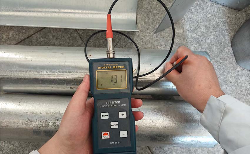 zinc coating thickness measurement