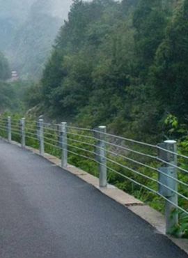 Cable Guardrail for River Road