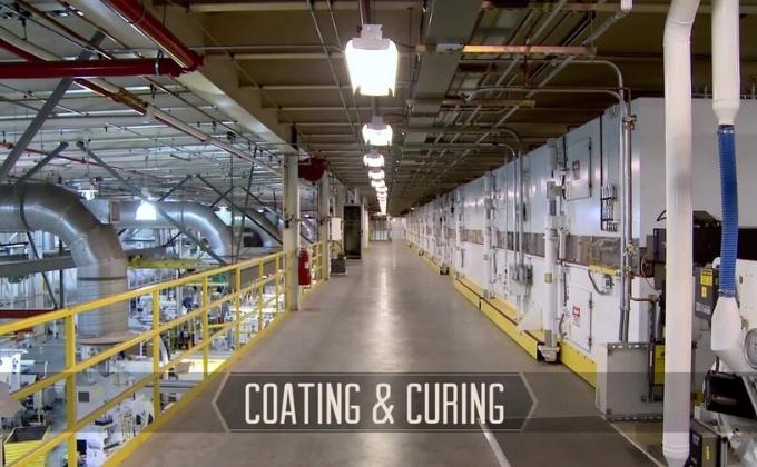 Recubrimiento y curado