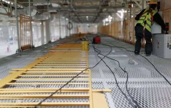 Custom Removable Safety Railing