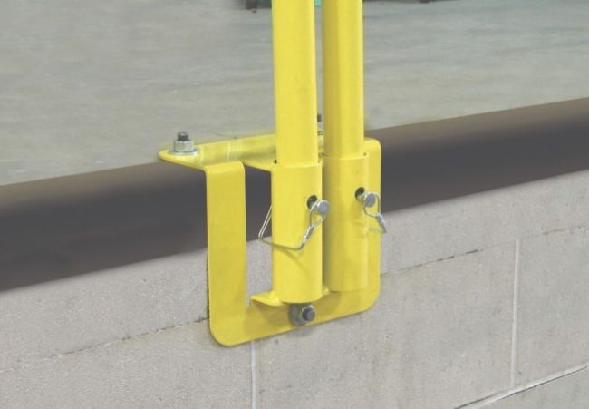 Flush-mounted Removable Guardrail