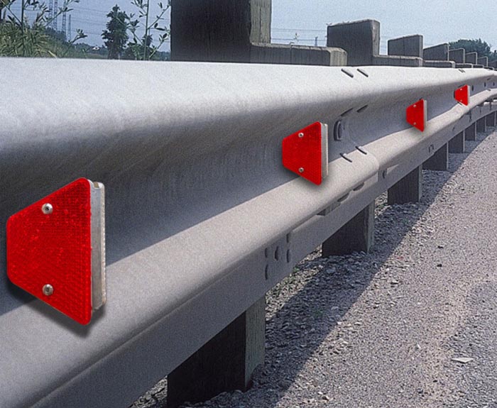 Espaciado del reflector de la barandilla